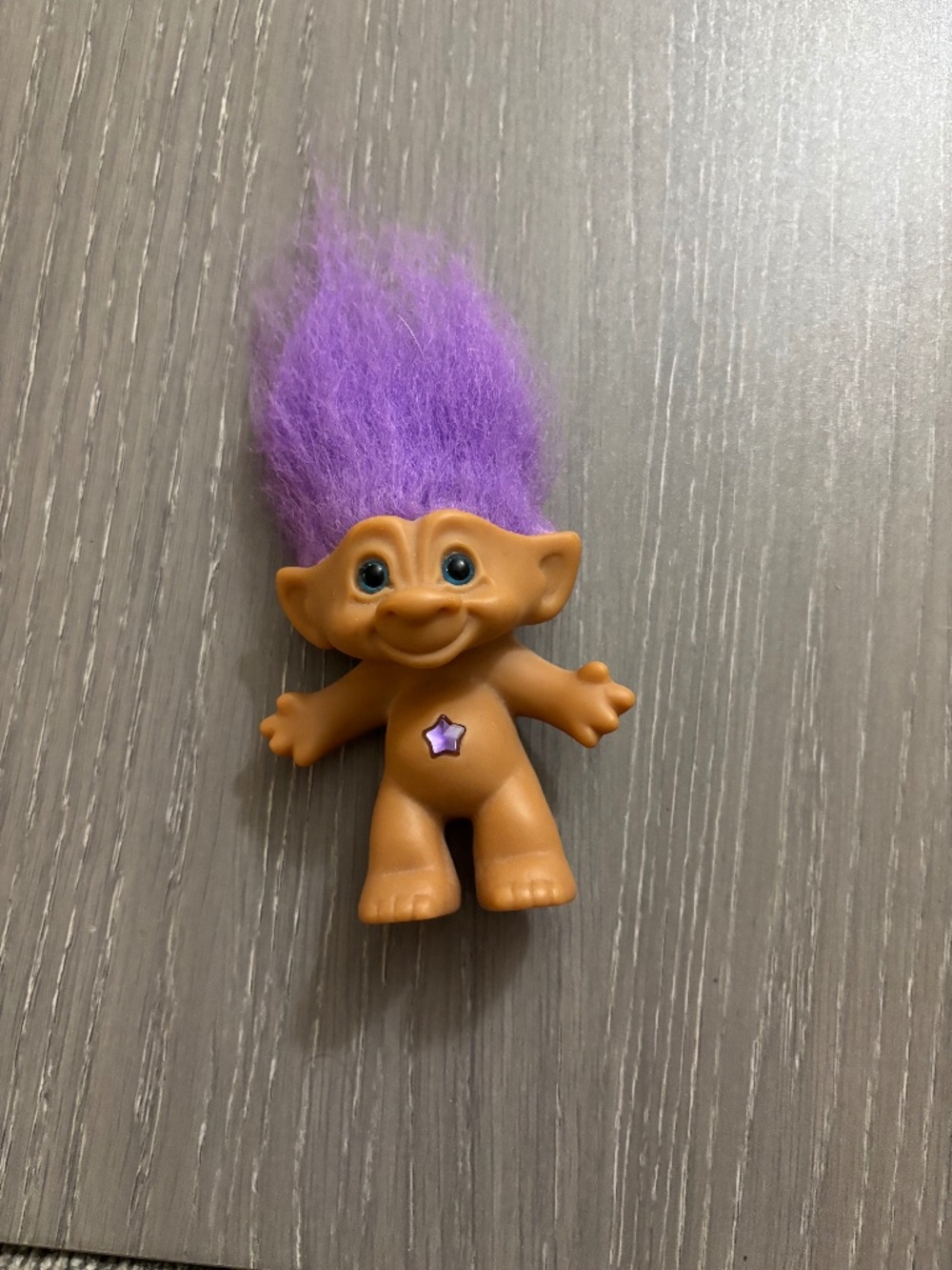 Vintage 90s purple treasure troll